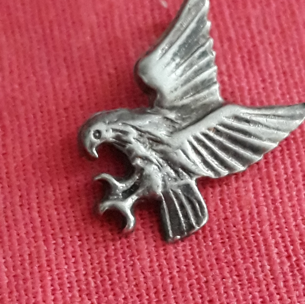 925 SILVER VINTAGE EAGLE CHARM - Picture 5 of 11